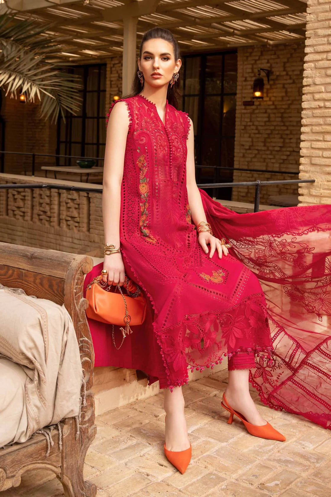 Unstitched Lawn | D-2404-A - Sherry's wardrobe