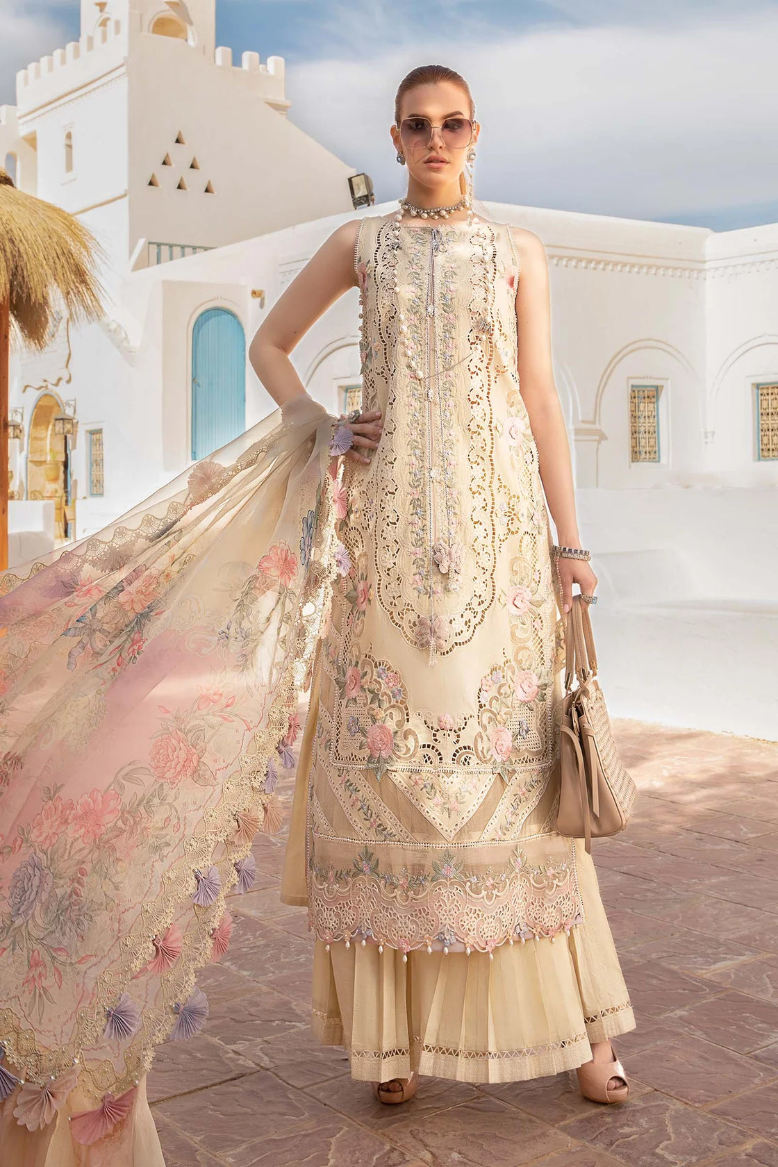 Unstitched Lawn | D-2406-B - Sherry's wardrobe