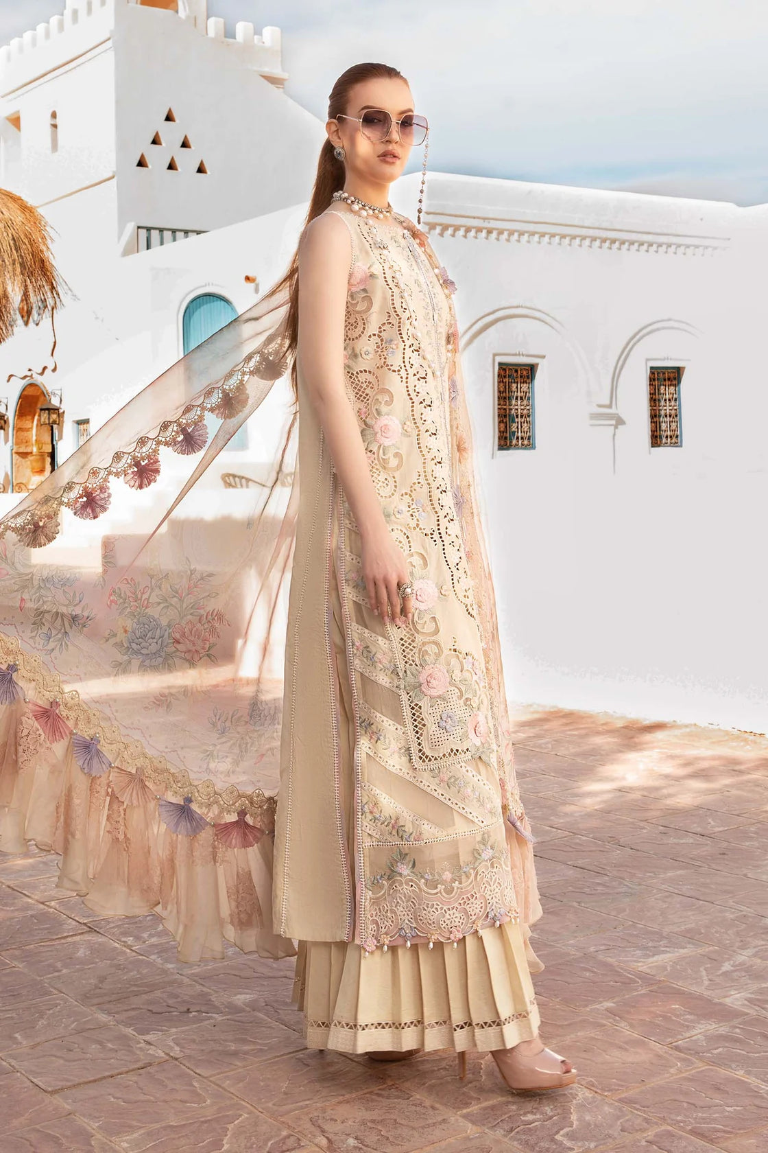 Unstitched Lawn | D-2406-B - Sherry's wardrobe