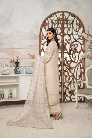 Sarang - 3Pc Velvet Suit (Pret) - Sherry's wardrobe