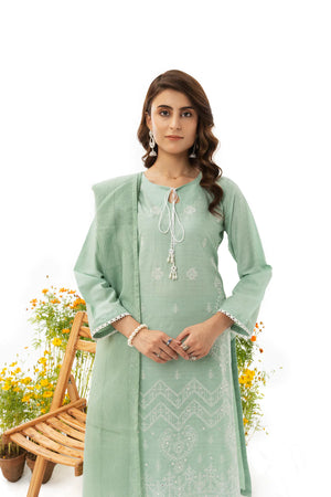 Hera - 3 Piece - Embroidered Organza - Sherry's wardrobe