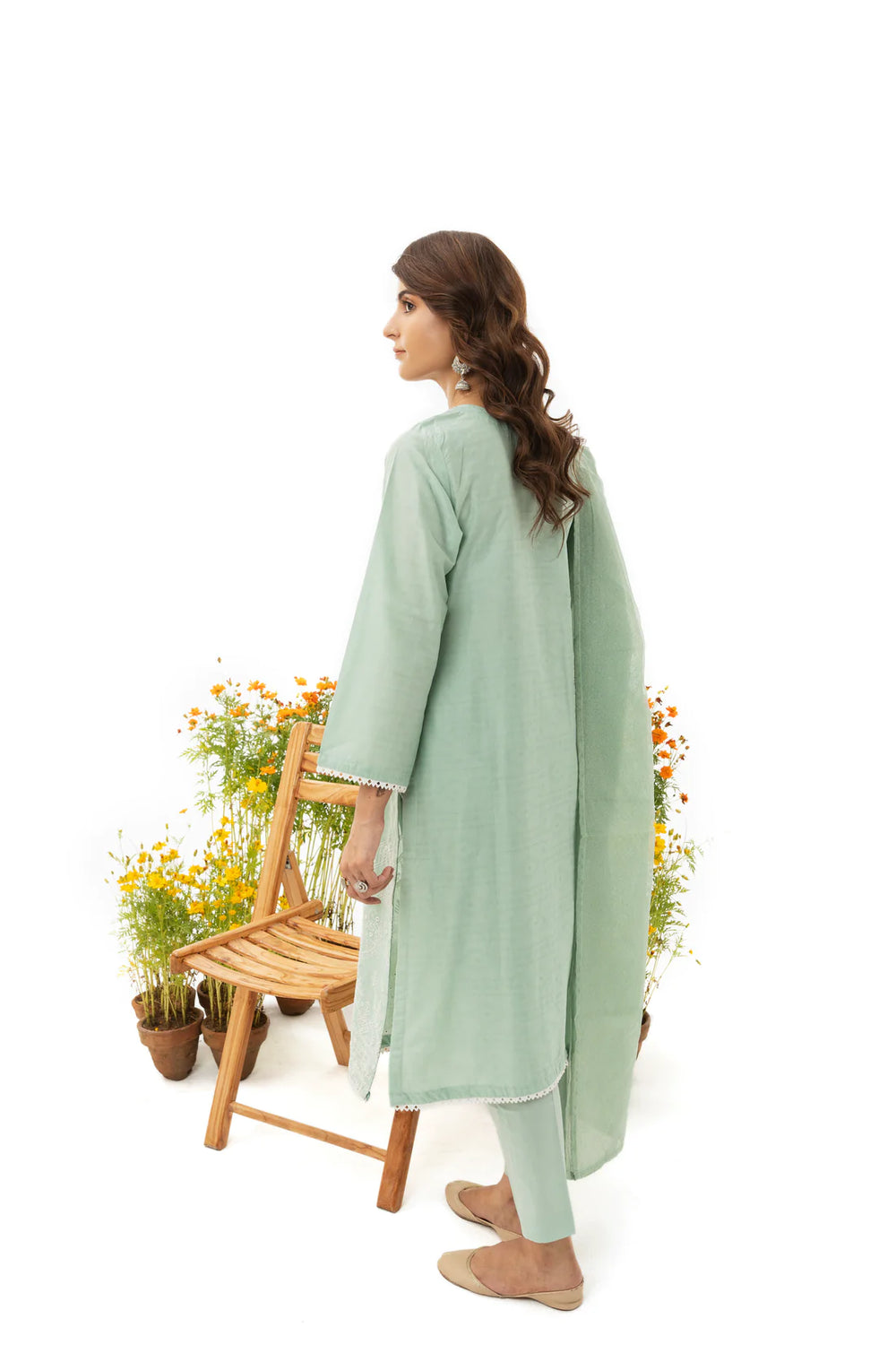 Hera - 3 Piece - Embroidered Organza - Sherry's wardrobe