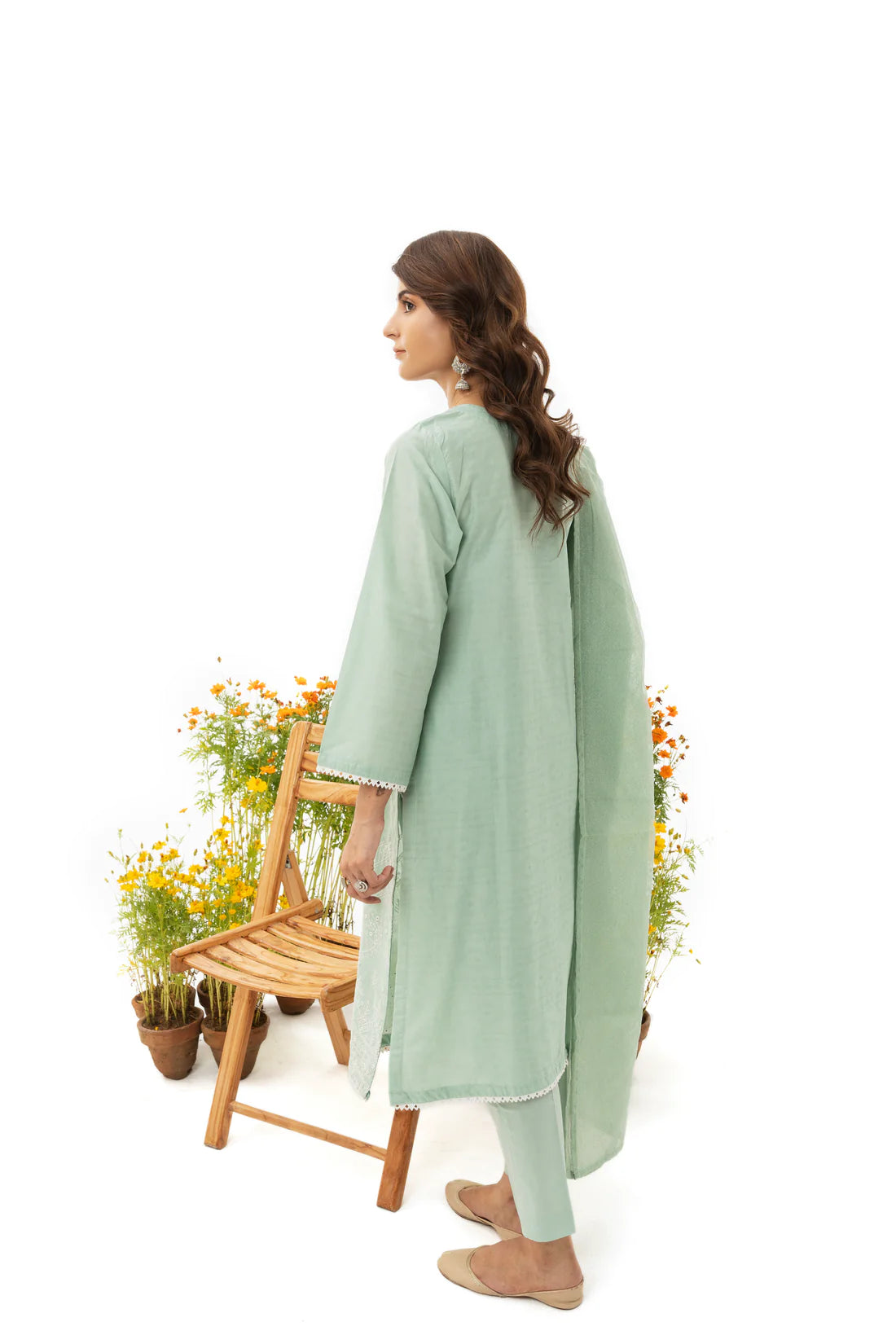 Hera - 3 Piece - Embroidered Organza - Sherry's wardrobe