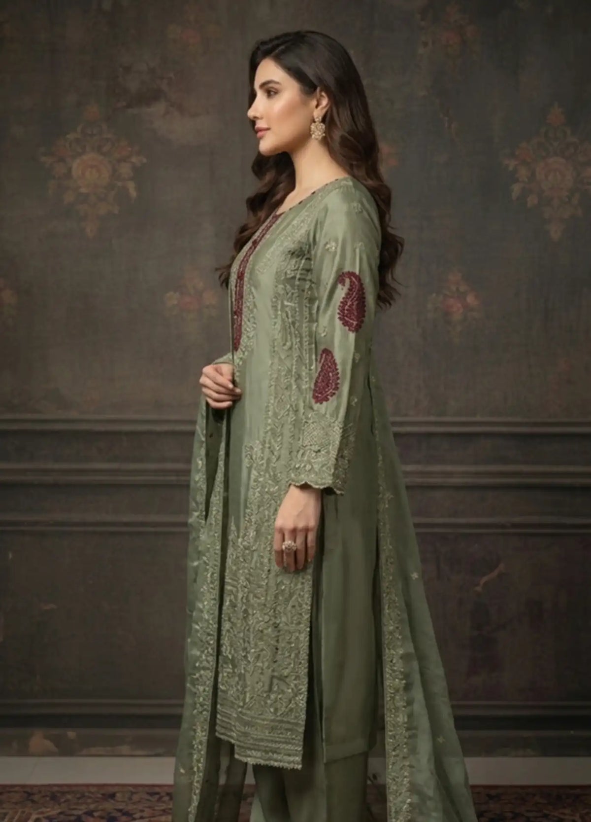 Sherry Silk - Olive Opulence