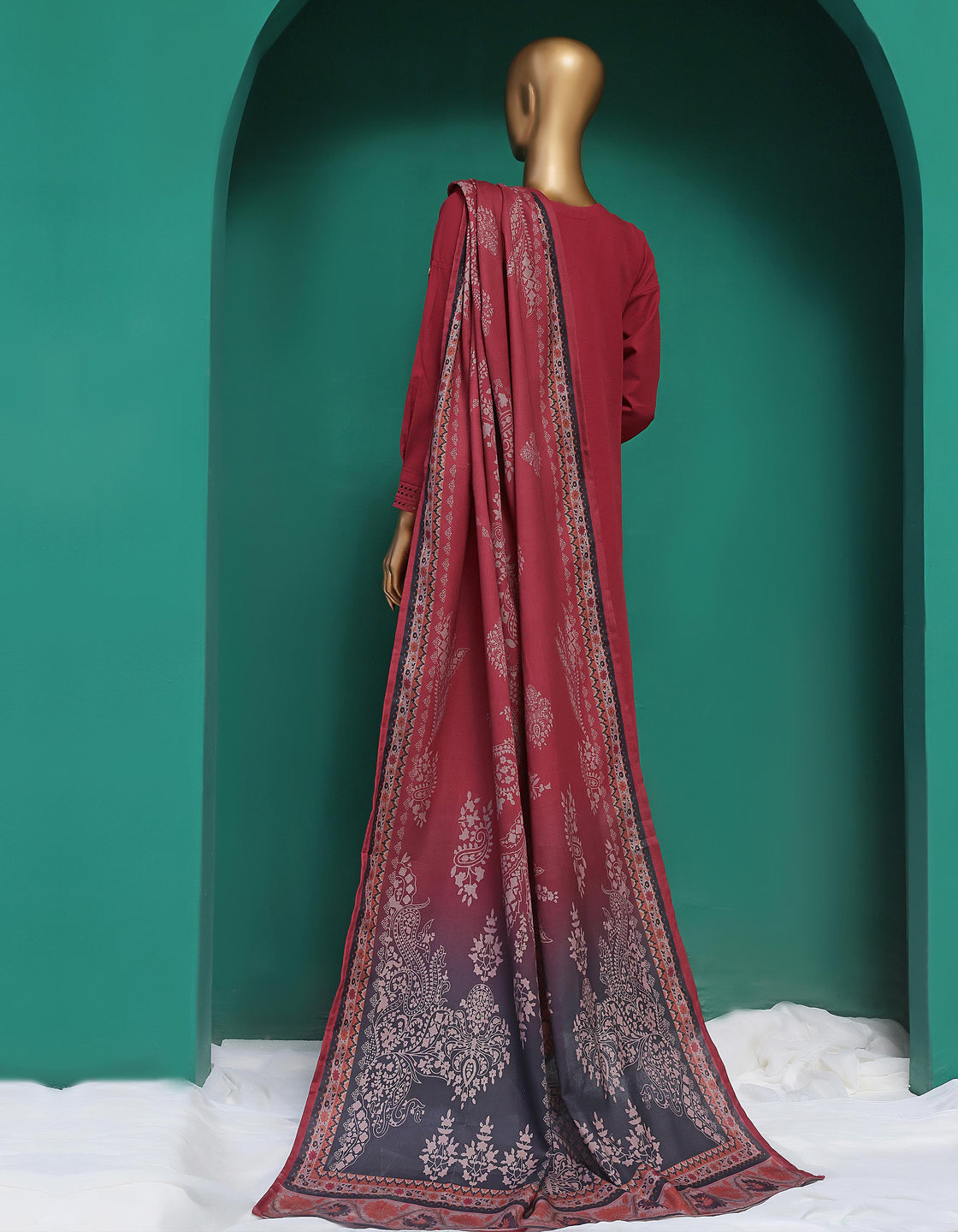 HZ - RTW Khaddar Chickankari Solids