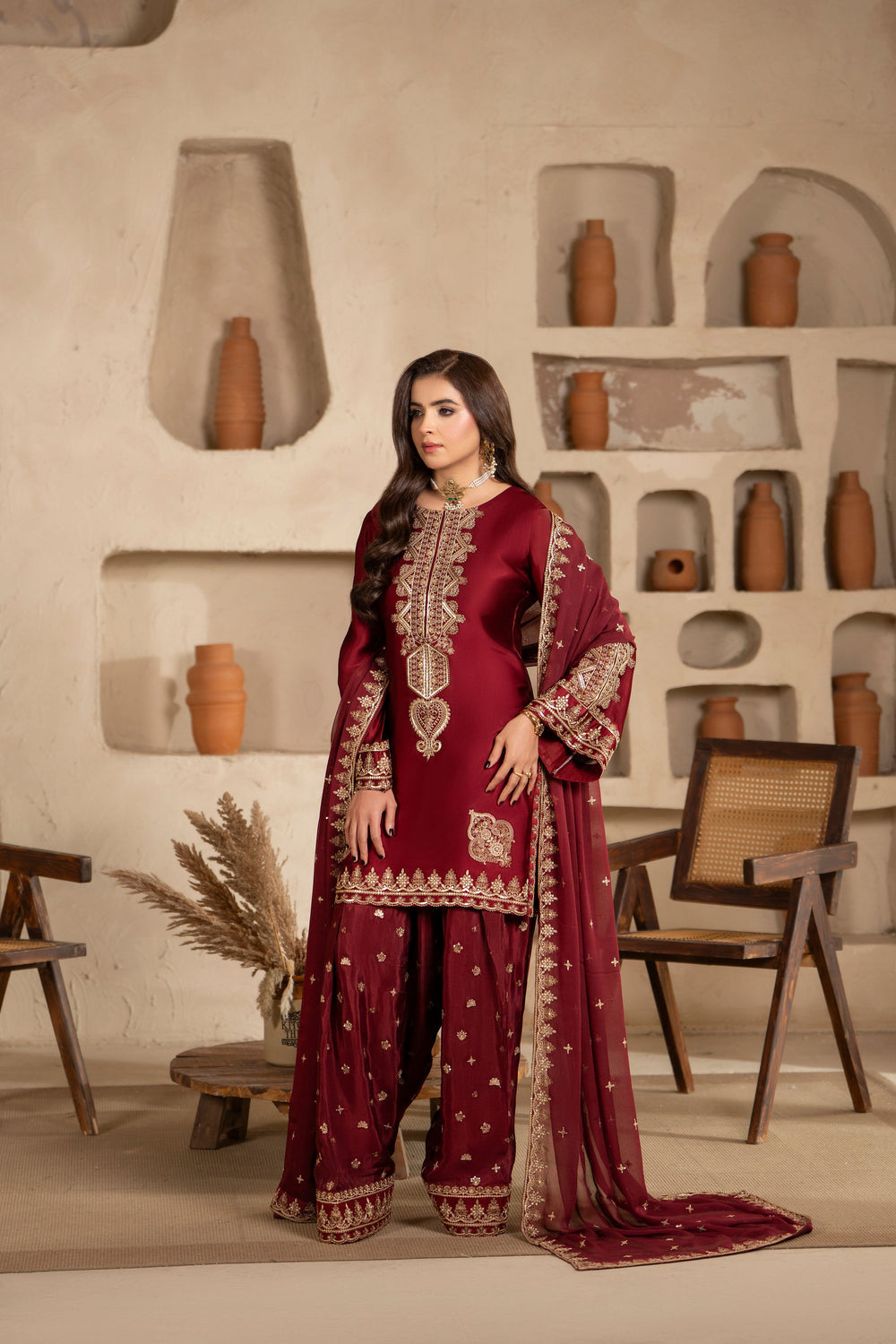 KC - F-534 - WINE RED