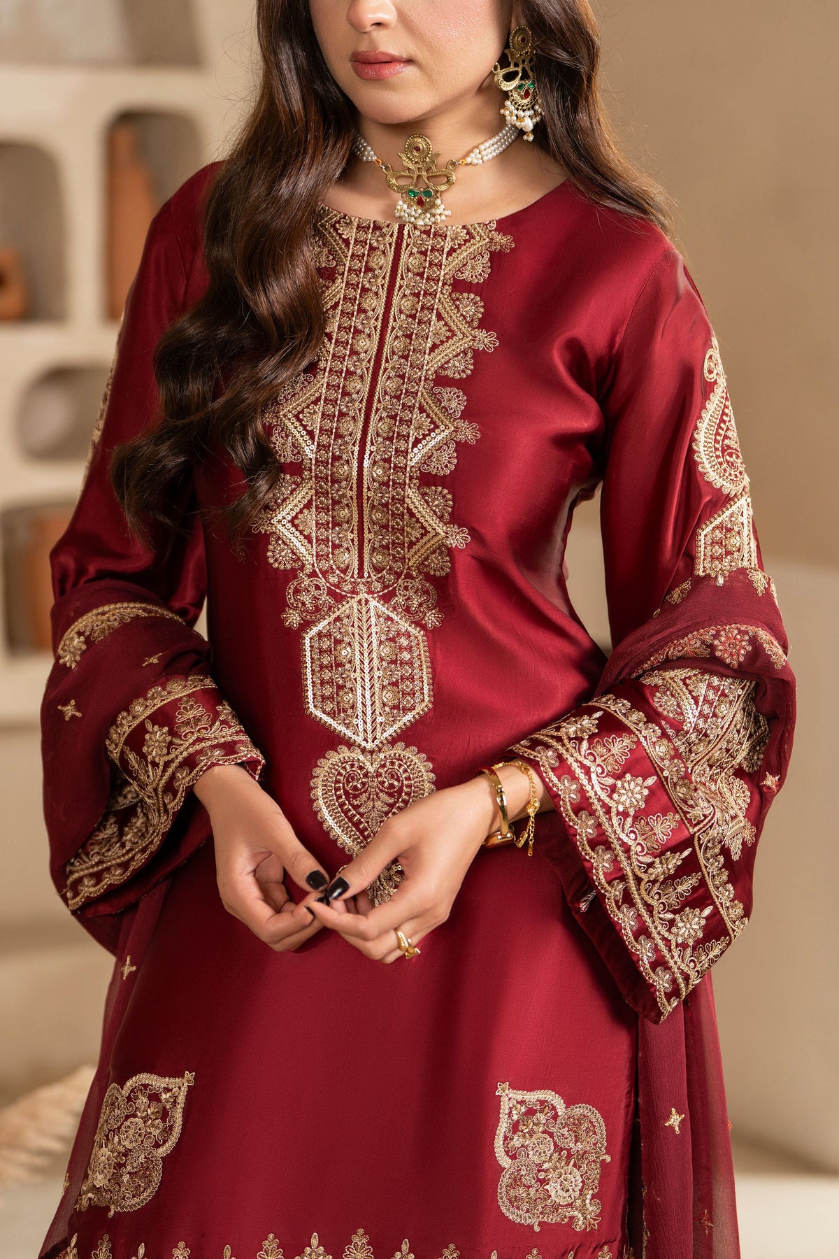 KC - F-534 - WINE RED