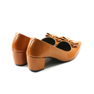 Elden Mustard women Court shoes