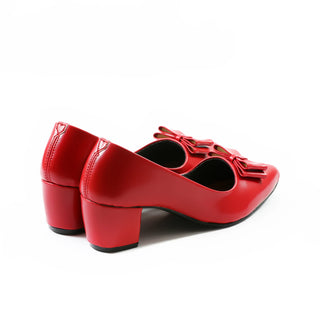 Elden Red women Court shoes