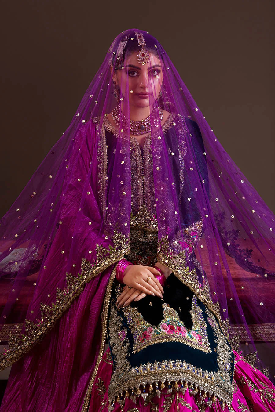 P-292 With silk dupatta