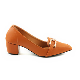 Nova Brown women court shoes