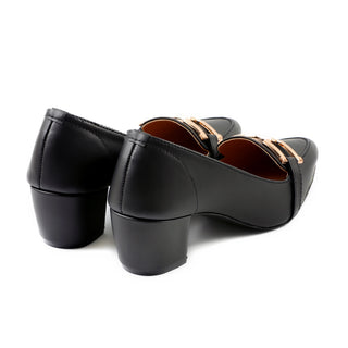 Nova Black women court shoes