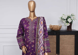 SADABAHAR - Embroidered Mulberry Mist