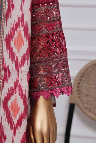 SADABAHAR - Embroidered Merlot