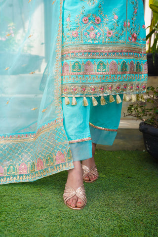 Satrangi - blue bird - Sherry's wardrobe