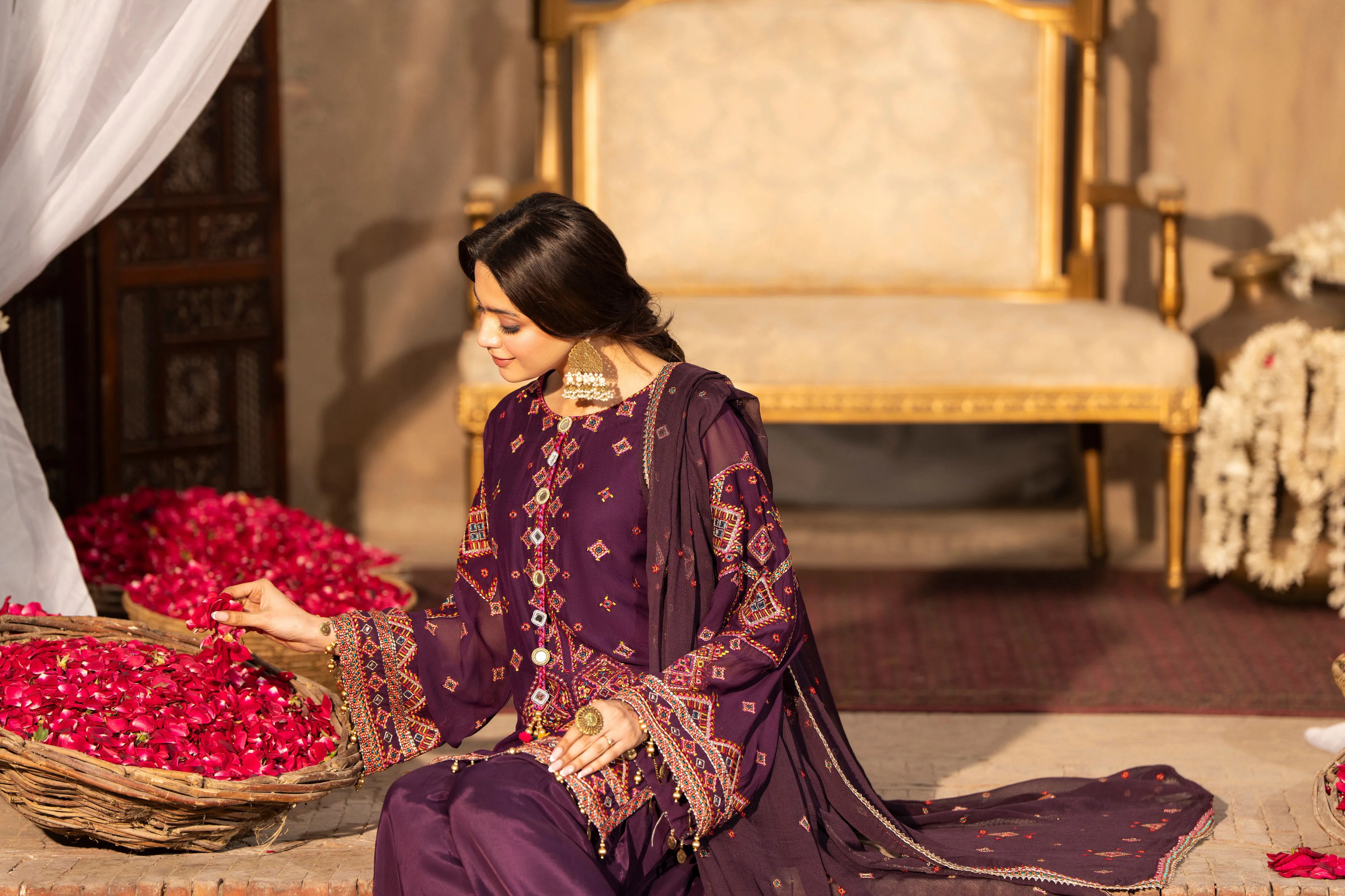 Karma - Saj Dhaj -F-527 Plum