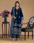Gem Stone - 3Pc Velvet Suit (Pret) - Sherry's wardrobe