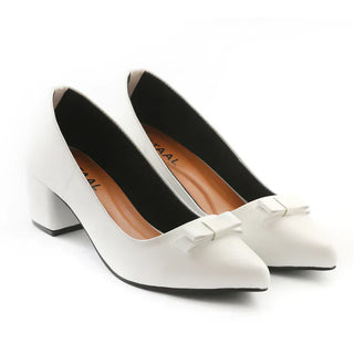 TAAL Opole Heeled Pumps White