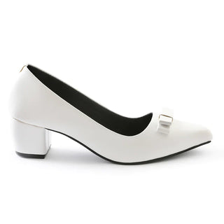 TAAL Opole Heeled Pumps White