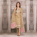 3 Piece Embroidered Chiffon Suit - Sherry's wardrobe