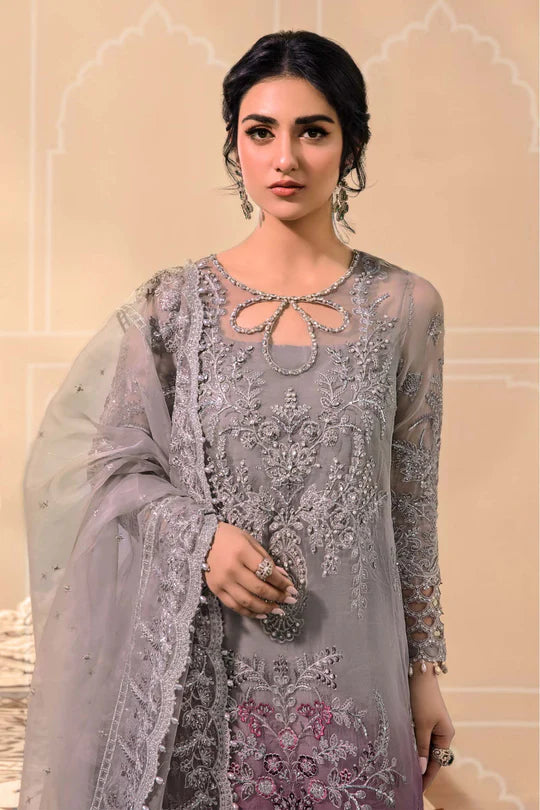 Unstitched MBROIDERED - Plum BD-2605 - Sherry's wardrobe