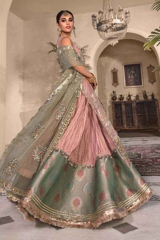Unstitched MBROIDERED - Sea Green BD-2607 - Sherry's wardrobe