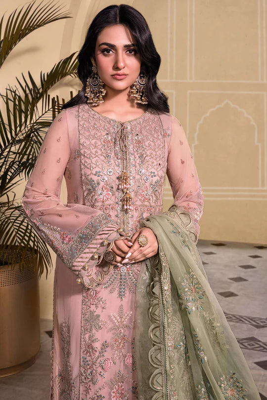 Unstitched MBROIDERED - Sea Green BD-2607 - Sherry's wardrobe