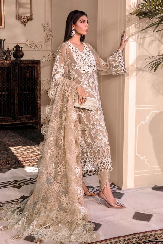 Unstitched MBROIDERED - Pink BD-2608 - Sherry's wardrobe