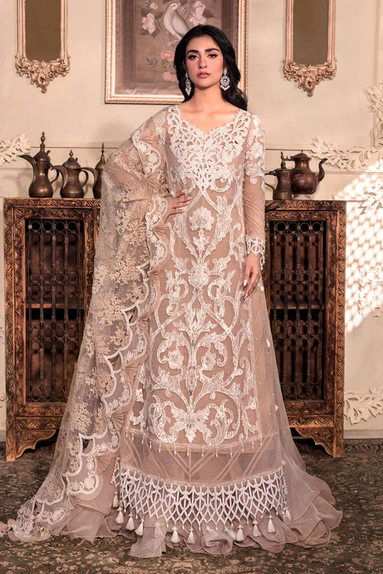 Unstitched MBROIDERED - Pink BD-2608 - Sherry's wardrobe