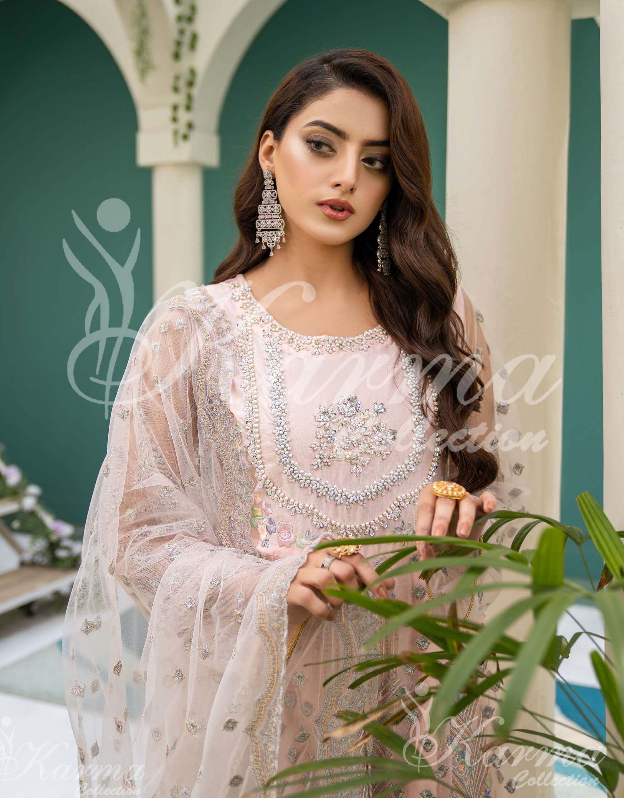 Festive Summer | KCS-1299 LIGHT PINK - Sherry's wardrobe