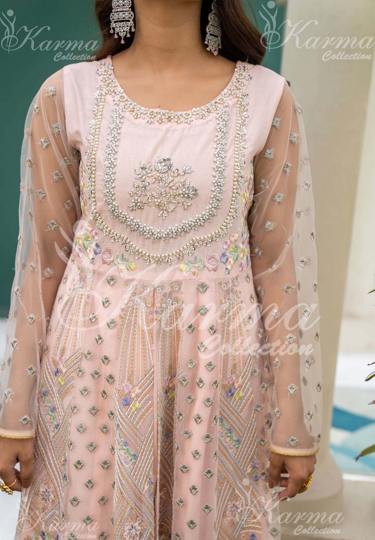 Festive Summer | KCS-1299 LIGHT PINK - Sherry's wardrobe