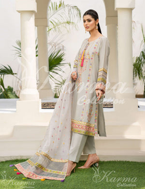 Festive Summer | KCS-1298 GREY - Sherry's wardrobe